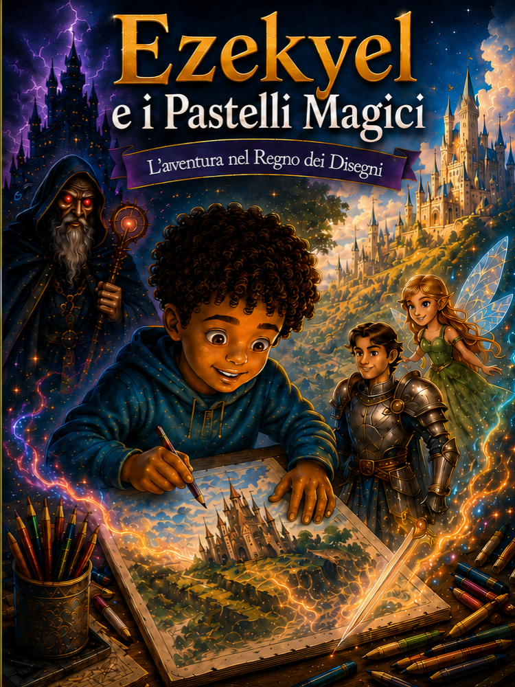 Ezekyel e i Pastelli Magici — copertina